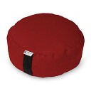 ヨガ フィットネス Bean Products RED - Round Zafu Meditation Cushion - Yoga - 10oz Cotton...