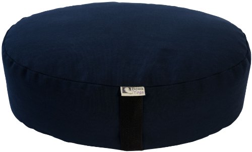 ヨガ フィットネス Bean Products Zafu - Organic Buckwheat - Round, Cotton Navyヨガ フィットネス格安セール情報　楽天　通販