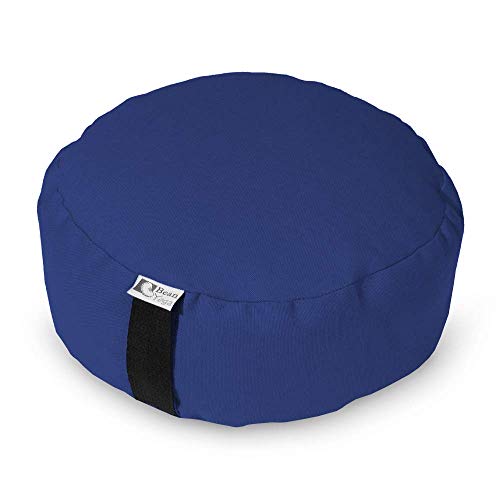 楽天angelicaヨガ フィットネス Bean Products Zafu Meditation Cushion, Round, Cotton Navy - Filled With Organic Buckwheatヨガ フィットネス