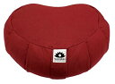 ヨガ フィットネス Waterglider International Meditation Cushion, Crescent, Buckwheat Husk...