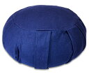ヨガ フィットネス YogaAccessories Round Cotton Zafu Meditation Cushion - Blueヨガ フィットネス