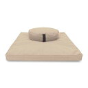 ヨガ フィットネス Bean Products Zafu and Zabuton Meditation Cushion Set - Made in The US...