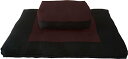 襬 եåȥͥ D&D Futon Furniture Zabuton Zafu Set, Yoga, Meditation Seat Cushions, Kneeling, Sitting, Supporting Exercise Pratice Zabuton & Zafu Cushions. (Brown)襬 եåȥͥ