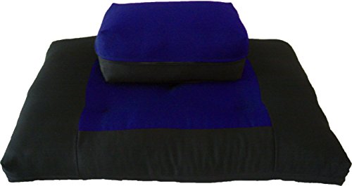 ヨガ フィットネス D&D Futon Furniture Zabuton Zafu Set, Yoga, Meditation Seat Cushions, Kneeling, Sitting, Supporting Exercise Pratice Zabuton & Zafu Cushions. (Royal)ヨガ フィットネス