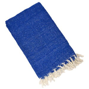 襬 եåȥͥ YogaAccessories Solid Color Mexican Yoga Blanket - Blue襬 եåȥͥ