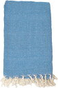 ヨガ フィットネス YogaAccessories Solid Color Mexican Yoga Blanket - Light Blueヨガ フィットネス