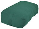 ヨガ フィットネス YogaAccessories Small Rectangular Cotton Yoga Bolster - Greenヨガ フィットネス
