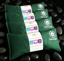 ヨガ フィットネス NUEP-GRN Happy Wraps Yoga Eye Pillows Unscented - Set of 4 - Namaste G...