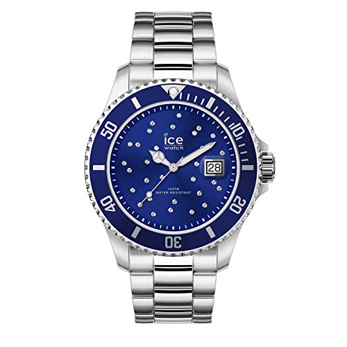 楽天angelica腕時計 アイスウォッチ レディース かわいい Ice-Watch Men's Ice Watch, Ice Steel, Stainless Steel, Blue, Medium, Bracelet Type腕時計 アイスウォッチ レディース かわいい