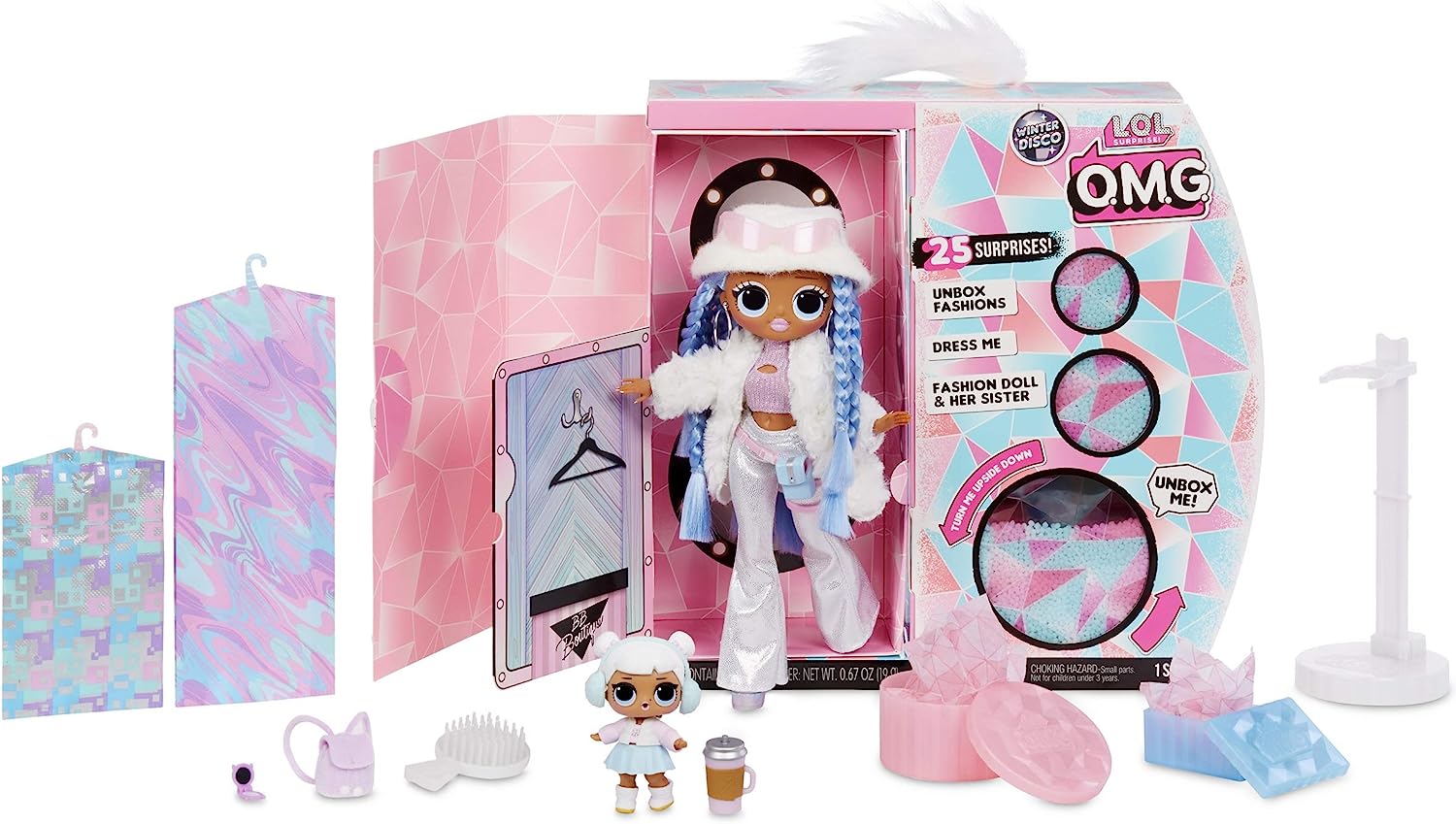 エルオーエルサプライズ 人形 ドール L.O.L. Surprise! O.M.G. Winter Disco Snowlicious Fashion Doll & Sisterエルオーエルサプライズ 人形 ドール 2