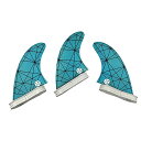 T[tB tB }X|[c UPSURF Surfboard Double Tabs 2 Fins M 3 fins Fiberglass Thrusters - Choose Color (Blue)T[tB tB }X|[c