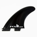 サーフィン フィン マリンスポーツ FCS II Performer Glass Flex Thruster Tri Fin Set - Medium - Bl...