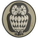 ミリタリーバックパック タクティカルバックパック サバイバルゲーム サバゲー アメリカ Maxpedition Gear Owl Patch, Arid, 3 ...