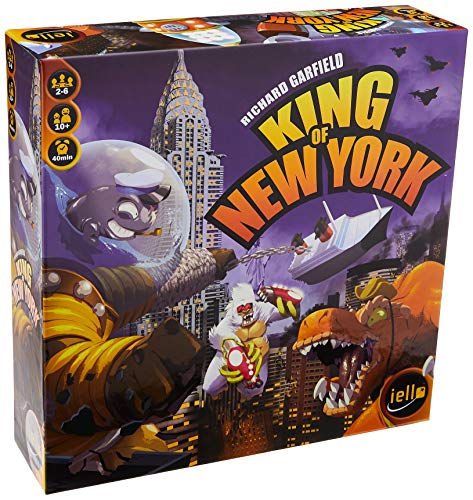 {[hQ[ p AJ COQ[ IELLO: King of New York, 6 Monsters, Enthralling Theme, Simple, Fast-Paced, Strategy Board Game, for 2 to 6 Players, Ages 10 and Up{[hQ[ p AJ COQ[