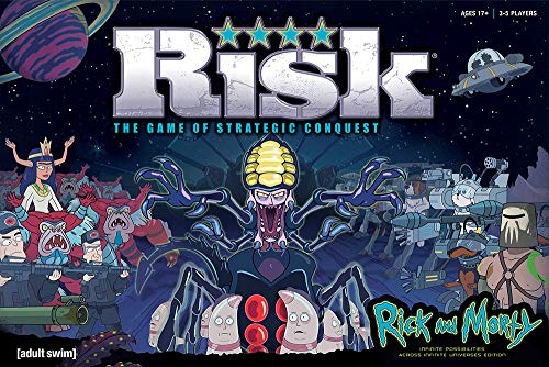 ボードゲーム 英語 アメリカ 海外ゲーム USAopoly, Inc. Risk Rick and Morty Risk Game Based on The Popular Adult Swim TV Show Rick Morty Official Rick and Morty Merchandise Classic Risk Board Game Themed forボードゲーム 英語 アメリカ 海外ゲーム