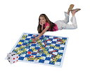 ボードゲーム 英語 アメリカ 海外ゲーム S&S Worldwide Jumbo Snakes & Ladders Game with 40
