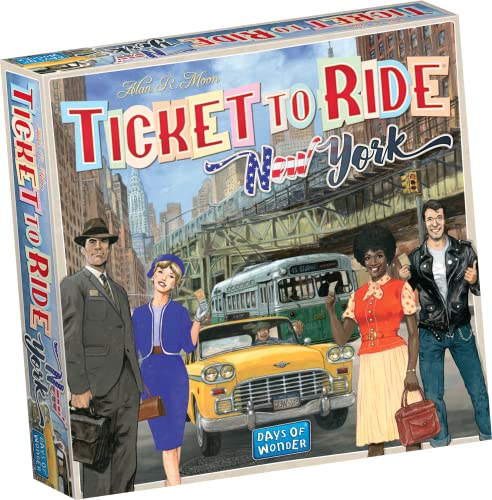 angelica㤨֥ܡɥ Ѹ ꥫ  Ticket to Ride New York Board Game - Train Route-Building Strategy Game, Fun Family Game for Kids & Adults, Ages 8+, 2-4 Players, 10-15 Minute Playtime, Made by Days of Wondeܡɥ Ѹ ꥫ פβǤʤ14,640ߤˤʤޤ