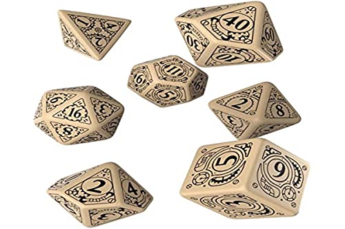 ボードゲーム 英語 アメリカ 海外ゲーム Steampunk Dice Beige/Black (7 Stk.) Board Gameボードゲーム 英語 アメリカ 海外ゲームのサムネイル