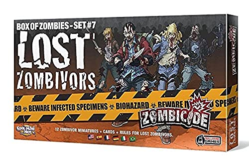 ボードゲーム 英語 アメリカ 海外ゲーム Zombicide: Box of Zombies ? Set #7: Lost Zombivors - Add a Thrilling Twist to Your Rue Morgue Adventures! Cooperative Strategy Game, Ages 14+, 1-6 Players, 1 Hour Playtime,ボードゲーム 英語 アメリカ 海外ゲーム