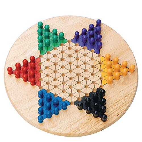 ボードゲーム 英語 アメリカ 海外ゲーム S&S Worldwide All Wood Chinese Checkers Set. 11" Wood Playing Board with 60 Wooden Play Pegs That Won't Roll Away. for 2 to 6 Players, Ages 7 and Up.ボードゲーム 英語 アメリカ 海外ゲーム