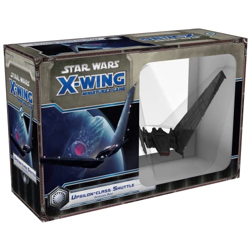 ボードゲーム 英語 アメリカ 海外ゲーム Star Wars X-Wing 1st Edition Miniatures Game Upsilon-class Shuttle EXPANSION PACK | Strategy Game for Adults and Teens | Ages 14+ | 2 Players…