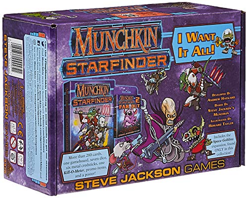 ボードゲーム 英語 アメリカ 海外ゲーム Steve Jackson Games Munchkin Starfinder I Want It All! Board Game Set | Board Game for Adults, Kids & Family | Fantasy Adventure Roleplaying Game | Ages 10+ | 3-6 Players | Aボードゲーム 英語 アメリカ 海外ゲーム