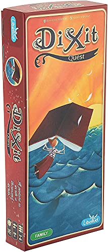 ボードゲーム 英語 アメリカ 海外ゲーム Dixit Quest Board Game - Expand Your Imagination with 84 New Cards Creative Storytelling Game, Fun Family Game for Kids Adults, Ages 8 , 3-6 Players, 30 Minute Playtime, Mボードゲーム 英語 アメリカ 海外ゲーム