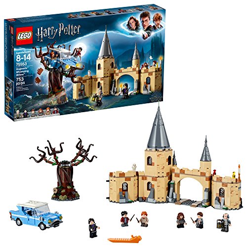 S n[|b^[ LEGO Harry Potter and The Chamber of Secrets Hogwarts Whomping Willow 75953 Magic Toys Building Kit, Prisoner of Azkaban, Hedwig, Hermoine Granger and Severus Snape for 8 - 14 years (753 Pieces)S n[|b^[