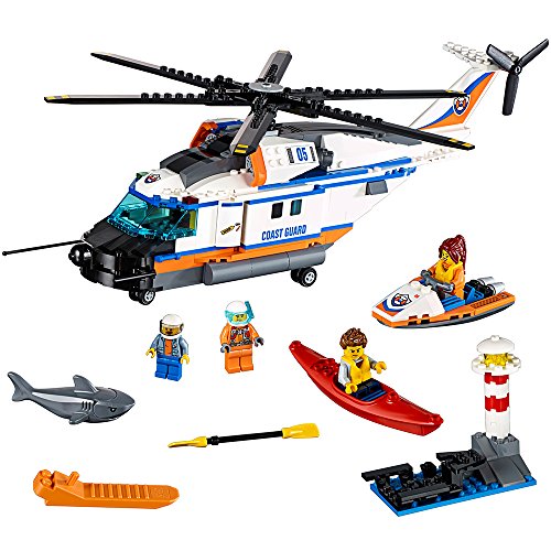 レゴ テクニックシリーズ LEGO City Coast Guard Heavy-Duty Rescue Helicopter 60166 Building Kit (415 Piece)レゴ テクニックシリーズ