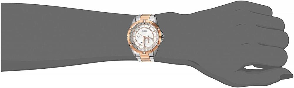 腕時計 ゲス GUESS レディース 【送料無料】GUESS Women's Connect Fitness Quartz Watch with Stainless-Steel Strap, Two Tone, 18 (Model: C2002L3)腕時計 ゲス GUESS レディース