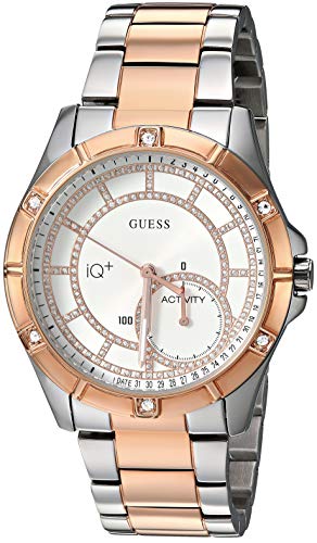 腕時計 ゲス GUESS レディース 【送料無料】GUESS Women's Connect Fitness Quartz Watch with Stainless-Steel Strap, Two Tone, 18 (Model: C2002L3)腕時計 ゲス GUESS レディース