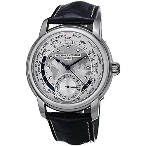 腕時計 フレデリックコンスタント メンズ Men's Frederique Constant Manufacture Worldtimer Watch FC-718WM4H6腕時計 フレデリックコンスタント メンズ