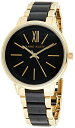 rv ANC fB[X AK/1412BKGB Anne Klein Women's AK/1412BKGB Gold-Tone and Black Dress Watchrv ANC fB[X AK/1412BKGB