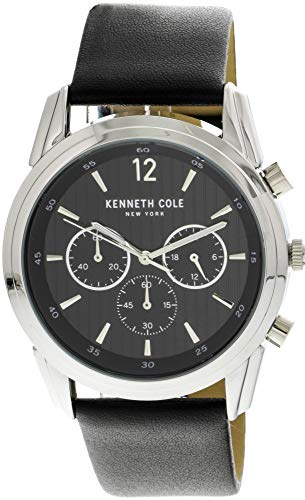 腕時計 ケネスコール・ニューヨーク Kenneth Cole New York メンズ Kenneth Cole Men's Silver Leather Japanese Quartz Fashion Watch KC50229001腕時計 ケネスコール・ニューヨーク Kenneth Cole New York メンズ