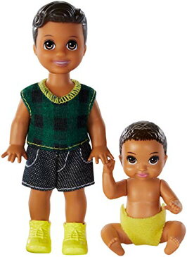 バービー バービー人形 日本未発売 【送料無料】Barbie Skipper Babysitters Inc. Dolls, 2 Pack of Sibling Dolls Includes Small Toddler Doll and Baby Doll in Diaper, for 3 to 7 Year Olds????バービー バービー人形 日本未発売