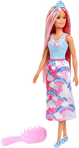 Сӡ Сӡͷ Barbie Dreamtopia, Rainbow Princess Doll with Extra-Long P...