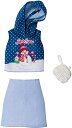 バービー バービー人形 Barbie Holiday Fashion Assortment of Doll Clothes, Complete Outfits Dolls, Gift for 3 to 8 Year Oldsバービー バービー人形