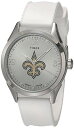 rv ^CbNX fB[X Timex Women's NFL Athena 40mm Watch ? New Orleans Saints with White Silicone Straprv ^CbNX fB[X