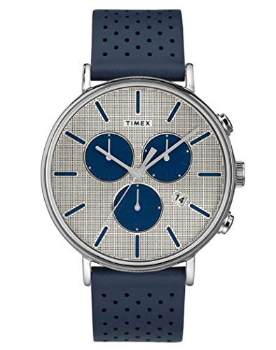 腕時計 タイメックス メンズ Timex Mens Chronograph Quartz Watch with Leather Strap TW2R97700腕時計 タイメックス メンズ