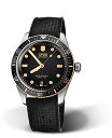 腕時計 オリス メンズ Oris Divers Automatic Black Dial Men 039 s Rubber Watch 01 733 7707 4354-07 4 20 18腕時計 オリス メンズ