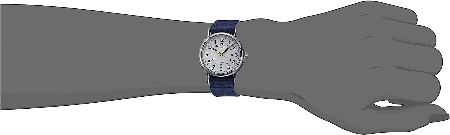 腕時計 タイメックス レディース Timex Women's TW2U29900 Weekender 31 Blue/White Fabric Slip-Thru Strap Watch( TW2U29900)腕時計 タイメックス レディース 2