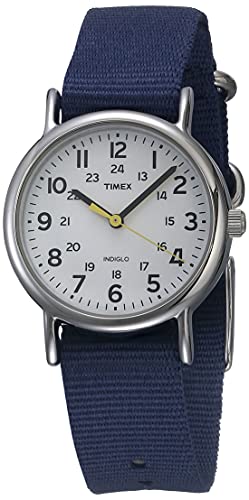 腕時計 タイメックス レディース Timex Women's TW2U29900 Weekender 31 Blue/White Fabric Slip-Thru Strap Watch( TW2U29900)腕時計 タイメックス レディース 1