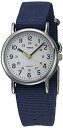 腕時計 タイメックス レディース Timex Women's TW2U29900 Weekender 31 Blue/White Fabric Slip-Thru Strap Watch( TW2U29900)腕時計 タイメックス レディース