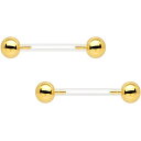 ボディキャンディー ボディピアス アメリカ 日本未発売 ウォレット Body Candy Clear Bioplast Royal Push In Ball B...