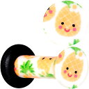 ボディキャンディー ボディピアス アメリカ 日本未発売 ウォレット Body Candy 8G 2Pc Ear Plugs White Acrylic Pret...