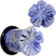 ボディキャンディー ボディピアス アメリカ 日本未発売 ウォレット 【送料無料】Body Candy 00G Womens 2Pc Ear Plugs Blue Sodalite Tropical Flower Single Flare Ear Plug Gauges Set of 2ボディキャンディー ボディピアス アメリカ 日本未発売 ウォレット