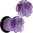 ボディキャンディー ボディピアス アメリカ 日本未発売 ウォレット 【送料無料】Body Candy Womens 00G 2Pc Ear Plugs Purple Amethyst Tropical Flower Single Flare Ear Plug Gauges Set of 2ボディキャンディー ボディピアス アメリカ 日本未発売 ウォレット