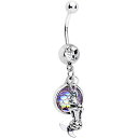 ボディキャンディー ボディピアス アメリカ 日本未発売 ウォレット Body Candy Steel Clear Accent Iridescent Purpl...