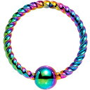 ボディキャンディー ボディピアス アメリカ 日本未発売 ウォレット Body Candy Anodized Steel So Royally Twisted B...