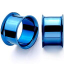 ボディキャンディー ボディピアス アメリカ 日本未発売 ウォレット Body Candy 2Pc Blue Anodized Steel 14mm Double...